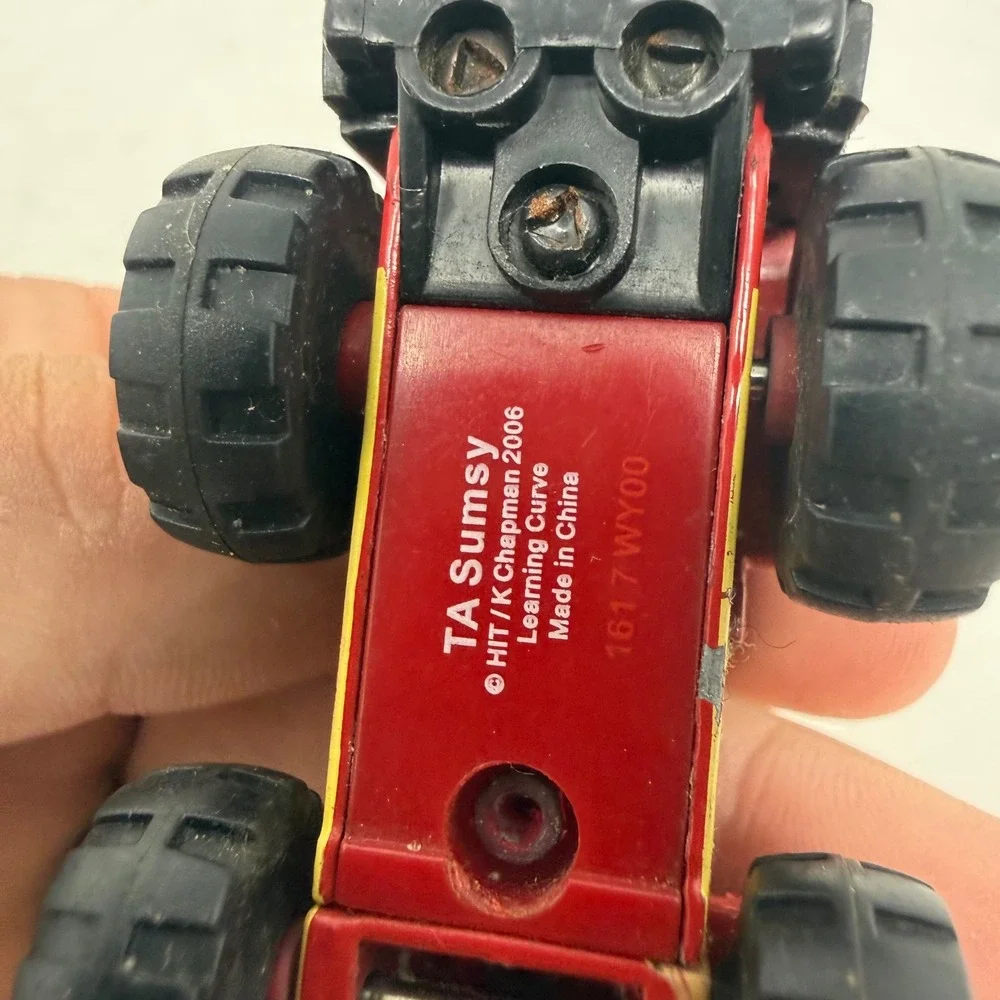 Bob the Builder Sumsy Forklift Learning Curve 2006 Diecast Red Vehicle 1617WY00